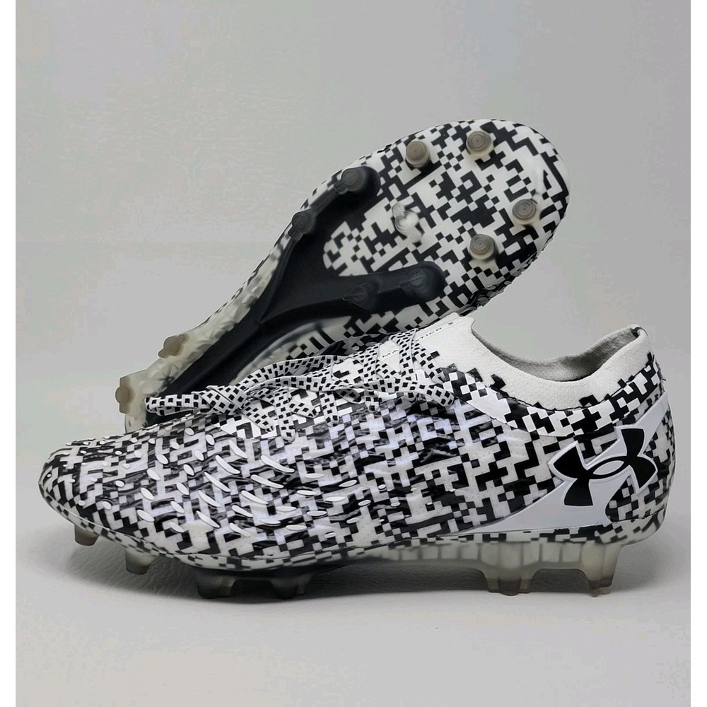 UNDER ARMOUR UA Magnetico Elite 5 FG Men's Size 6 6000544-002 Black White 2025